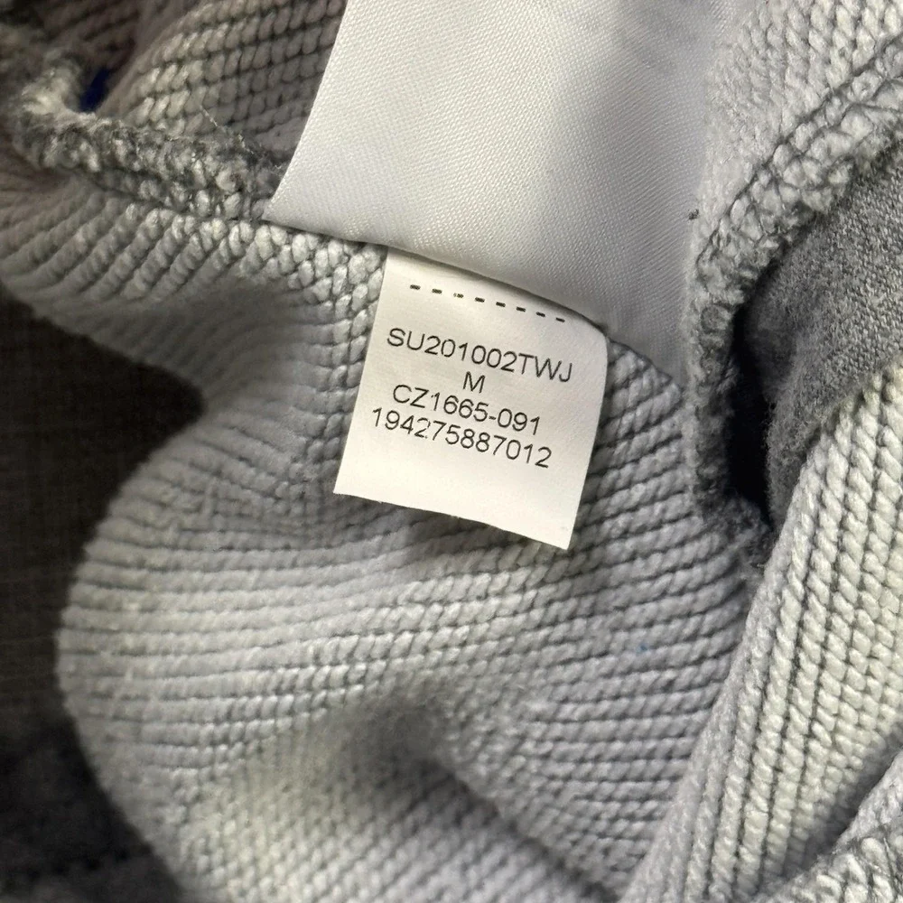 Nike Jordan Sweatpants Pants Mens M Gray French Terry Drawstring Pockets Tapered